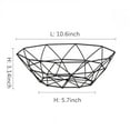 thumbnail image 2 of Metal Wire Fruit Bowl, Iron Arts Fruit Storage Baskets for Kitchen Counter, Countertop, Home Decor, Table Centerpiece Decorative hold Vegetables, Bread, Snacks, Potpourris, 2 of 6
