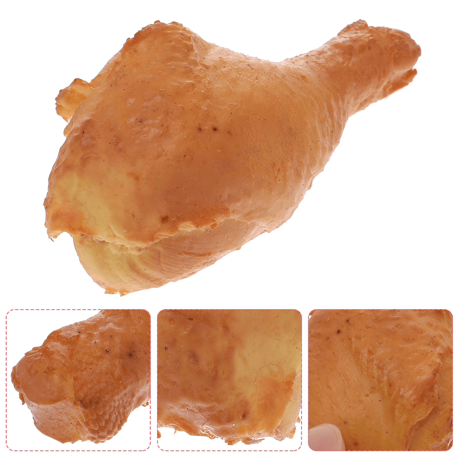 Abaodam 2pcs Simulated Food Chicken Drumsticks Prop Fried Chicken ...
