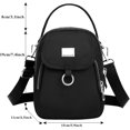 thumbnail image 7 of Waterproof Women Crossbody Bag Nylon Messenger Bags Simple Purse for Work, Multi-pocket Storage Shoulder Handbag, 7 of 7