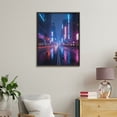 thumbnail image 4 of Paint By Numbers Kit for Adults Beginner - City Lights Night Street Scene DIY Canvas Painting Kits for Adults, Frameless Paint By Number for Adults for Home Wall Decor 16x20 Inch, 4 of 7