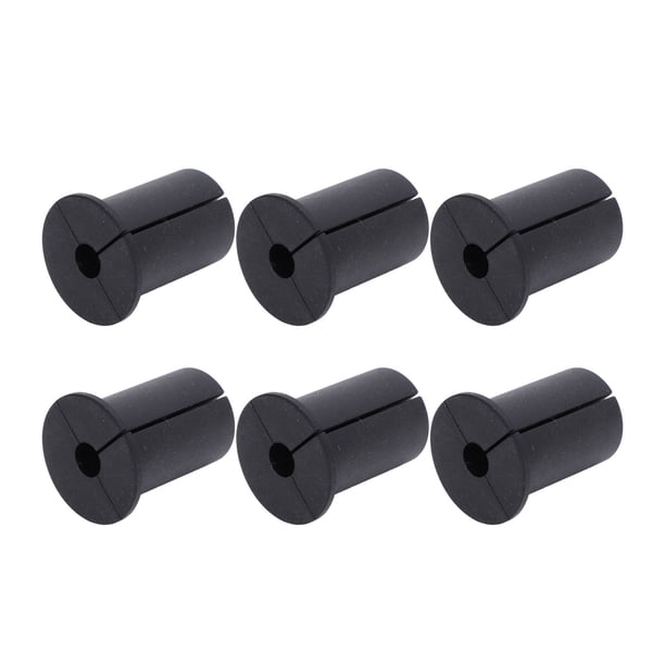 Kit De Enrutamiento De Cables Ethernet, Alimentación De Cables De Silicona De Alto Sellado A Través De Bujes Negros, 6 Piezas Para Cable Con Orificio De Pared De 1 Pulgada