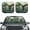 Flying Parrots In Jungle, variant on Daiia Fresh Passion Fruit Still Life 2PCS Car Windshield Sun Shade, Foldable Sun Shield for Car Front Window, Auto Sun Blocker Visor Protector Universal for Truck SUV Pickup-Small