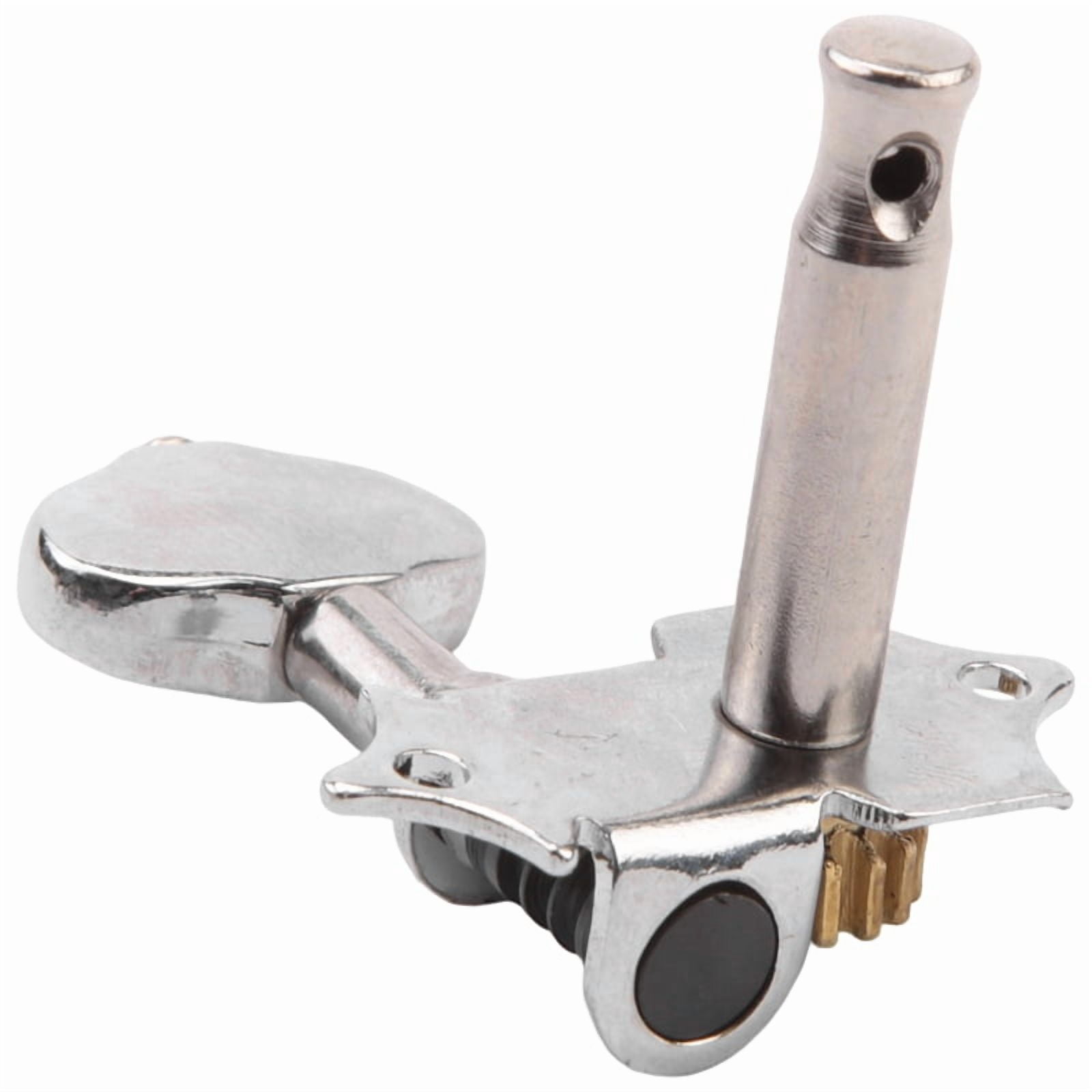 12L12R 24Pcs 1:18 Guitar String Tuning Pegs Tuner Machine Heads Knobs Tuning Keys for Acoustic or Electric Guitar Silver