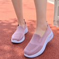 thumbnail image 5 of ibiyuan Orthopedic Walking Shoes for Women Closures Arch Support Walking Shoes for Women Mesh Knitted Walking Anti-Skid Sneakers for Women Classic Hands Free Mary Jane Shoes Pull-On Shoes, 5 of 8