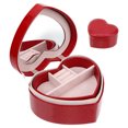 thumbnail image 4 of Heart Shape Jewelry Box Jewelry Storage Organizer for Rings Bracelets Necklaces, 4 of 8