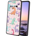 thumbnail image 1 of Compatible with Samsung Galaxy S10+ Plus Phone Case, Cute-Dinosaur-T-Rex-Dino9 Case Men Women, Flexible Silicone Shockproof Case for Samsung Galaxy S10+ Plus, 1 of 1
