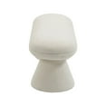 thumbnail image 4 of Meridian Furniture Drum Beige Faux Shearling Teddy Fabric Bench, 4 of 6
