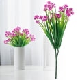 thumbnail image 2 of Artificial Plants 15.3" Faux Flowers Realistic Spring Grass Decor for Weddings, Living Room, Dining Table Centerpiece Vase Decor Outdoor Indoor Use, Simulation Starrys Sky Bouquet(Pink,15x7.9"), 2 of 9