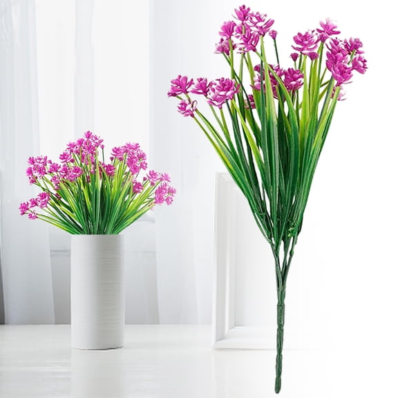 LKZQHMC 1 Pcs Artificial Wildflowers with Stems Bulk Silk Spring Flowers 15 Inch Fake Branches Purple Faux Wildflowers Floral Arrangements for Home Decor Indoor Outdoor Wedding Centerpieces