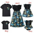 thumbnail image 3 of Family Matching Outfits, Mommy & Me, Dad & Son, Baby, Vacation Collection Couple Clothing Light Parent-child Clothing Set, 3 of 9