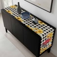 thumbnail image 5 of Spring Sunflowers Table Runner 72 Inches Long, Car Farm Plaid Country Retro Art Kitchen Coffee Dining Table Decoration for Home Party Birthday Wedding Home Decor 13x72 Inches, 5 of 8