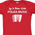 thumbnail image 4 of Inktastic Life's Better Polka Music Boys or Girls Baby Bodysuit, 4 of 5