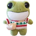 thumbnail image 1 of Juguetes De Peluche De Rana Lindo Muñeco De Peluche De Juguete Animal De Dibujos Animados Juguete Para Regalo Para Niños Niñas Amigos 11,8 Pulgadas sonducket FN006825-01, 1 of 5