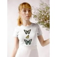 thumbnail image 2 of Butterfly Specimen I T-Shirt Women -Vision Studio Designs, Female Large, 2 of 4