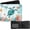 Turtle-Blue, variant on Mushroom PU Leather Bifold Wallet for Men, Women, Small Slim  Pocket Wallet with ID Window,  for Female Ladies, Black