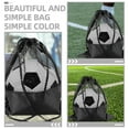 thumbnail image 2 of BRIGHTFUFU Basketball Carrying Bag Portable Drawstring Backpack Oxford Cloth for Sports Training 1Pack for Fan Gear, 2 of 8