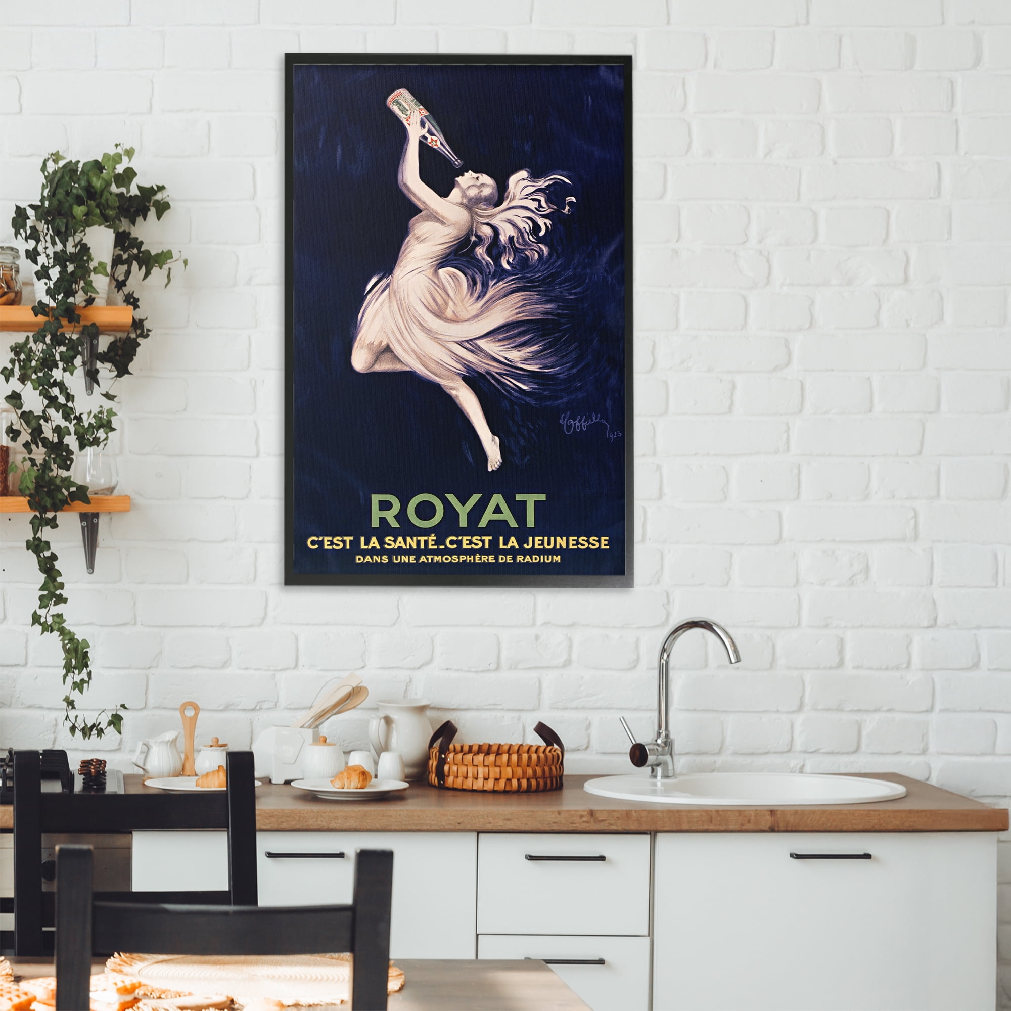 Stupell Industries Royat 1923 Advertisement Black Framed Giclee Art, design by Leonetto Cappiello