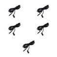 thumbnail image 1 of bedienty Extension Cable Compact Size Replaced Part Extended Cord Dash Cam Extender Rear Camera Wire Replacement Connector 4 Pin black 2m 5Set, 1 of 6