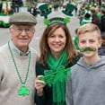 thumbnail image 7 of Alaiyaky 17 Pcs St Patricks Day Costume Accessories Set Shamrock Necklaces Clover Glasses Mustaches for Irish Party Decor, 7 of 7