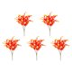 thumbnail image 2 of pstuiky Flores artificiales falsas de eucalipto plantas de eucalipto de 7 tenedores camelia silvestre flores decorativas para el hogar y el exterior., 2 of 6