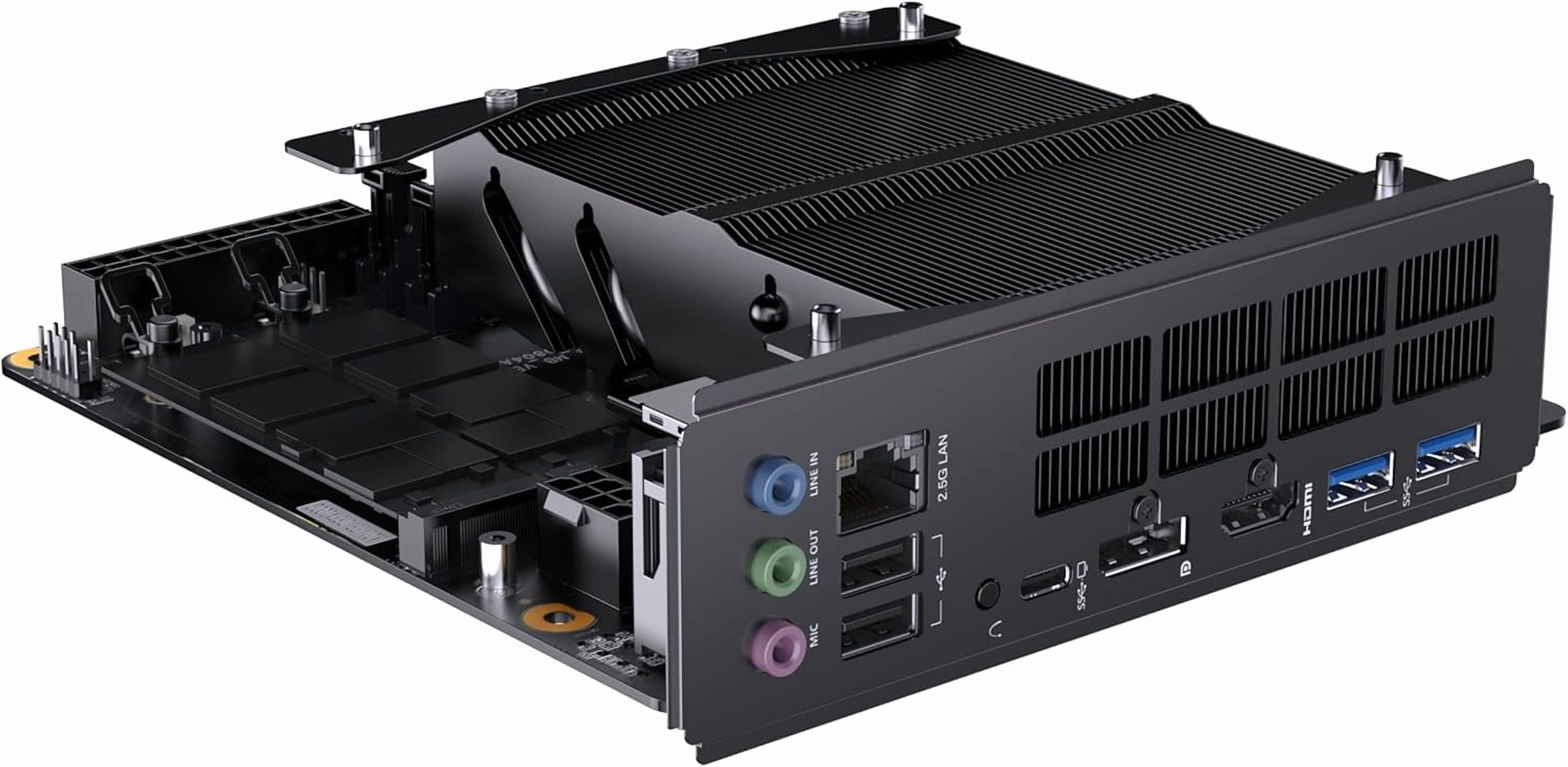 MINISFORUM BD895i SE Mini PC Motherboard AMD Ryzen 9 8945HX(16C/32T) Gaming Computer Without RAM/SSD/OS, 2X DDR5 SODIMM Slots, 2X PCIe4.0 SSD, M.2 2230 Key E Slot, HDMI+DP+USB-C Triple Video Outputs