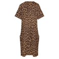 thumbnail image 4 of Vestido de leopardo holgado con bolsillos para mujer vestido elegante conjuntos s para mujer, 4 of 6