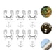 thumbnail image 5 of EeaseMX 100 piezas de soportes para luces LED, soportes transparentes para lámparas, abrazaderas de fijación con 200 tornillos, 5 of 8