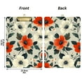 thumbnail image 5 of FORMRS Acrylic Clipboard with Low Profile Clip Standard A4 Letter Size, 12.5" x 9", Large Red Floral Pattern, 5 of 8
