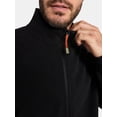 thumbnail image 4 of Ozark Trail Men's and Big Men's Fleece Zip-Front Jacket, Sizes S-3XL, 4 of 6