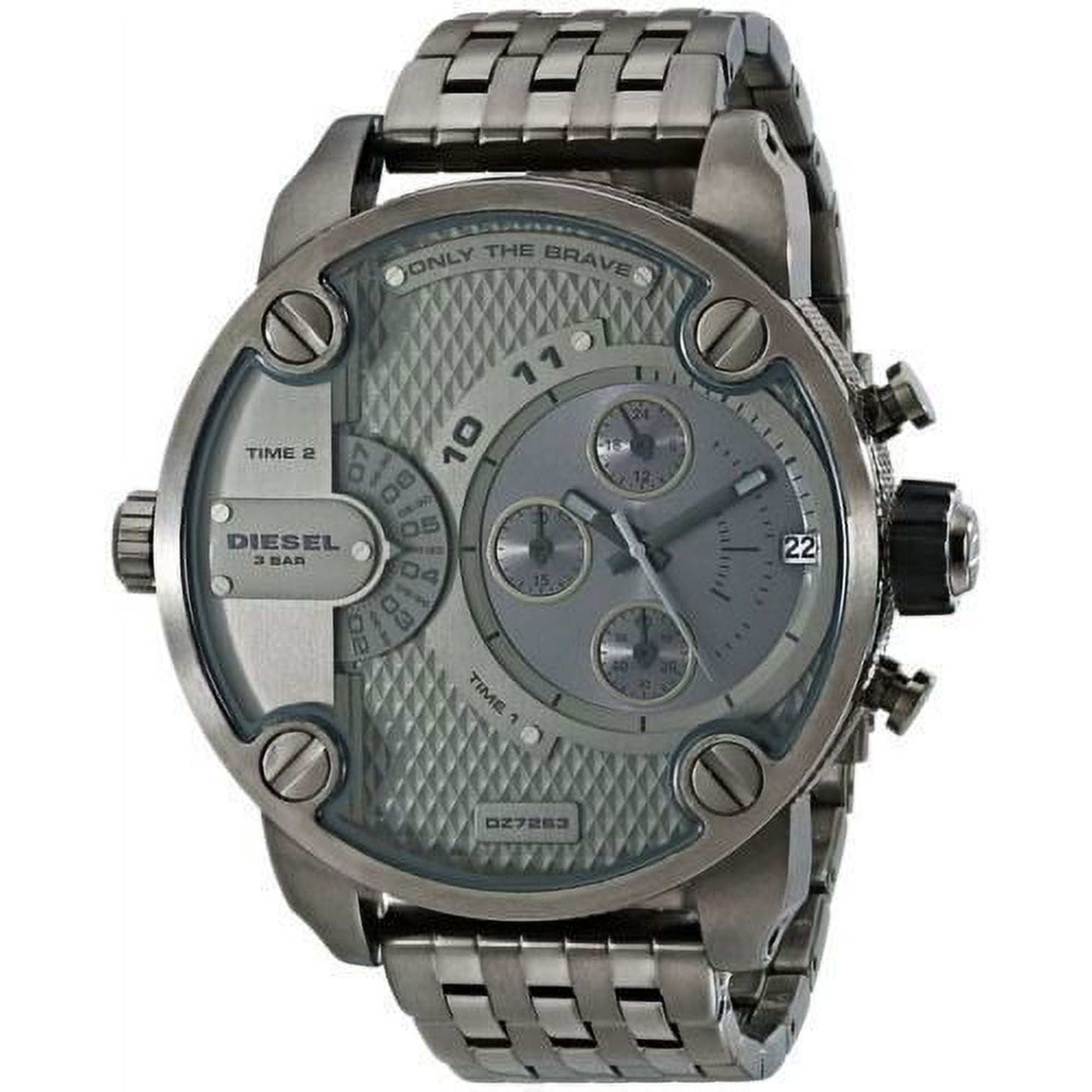 Diesel Men's NEW (DZ7263) LITTLE DADDY ION GUNMETAL CHRONOGRAPH WATCH!