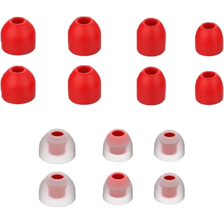 Aiivioll 7 Pairs WF-1000XM4 Silicone Ear Plugs Accessories Compatible with Sony WF-1000XM3 WF-1000XM4 Headphones Replacement Ear Plugs in-Ear Headphone Ear Plugs (Red)