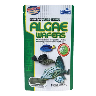 Hikari Algae Wafers™ Fish Food - Perfect Diet for Plecostomus & Herbivorous Bottom Feeders, 8.8 oz