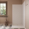 thumbnail image 2 of Streamline DSH-1360-139 38 in. L x 38 in. W x 76 in. H 2-Piece Glue-Up Corner Shower Surround in White Tile Finish, 2 of 4