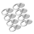 thumbnail image 1 of AMERTEER 24Pcs 70mm Split-Type Jars Lids with Silicone Seals Rings Storage Solid Caps Replacement Cover  Golden, 1 of 3