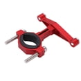 thumbnail image 1 of Support Adaptateur de Cage de Bouteille de Bicyclette, Support de Cage de Bouteille Réglable en Alliage d'Aluminium Résistant à la Corrosion à Haute Résistance pour Tige de Selle pour Vélo de Route pour Vélo de Montagne Noir,Rouge, 1 of 7