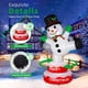 thumbnail image 4 of Muñeco de nieve inflable giratorio BrdJade de 6 pulgadas con LED, 4 of 8