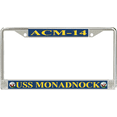 thumbnail image 1 of USS Monadnock ACM-14 License Plate Frame, 1 of 1