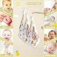 thumbnail image 3 of Dreamtimes 3 PCS Cute Gnome Turkey Pumpkin Pie Baby Muslin Washcloths, Face Towel Burp Cloths Ultra Soft Absorbent Cotton Bath Wipes Towels for Newborn Boys Girls, 3 of 7