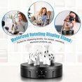 thumbnail image 4 of 3 in1 Motorized Rotating Display Stand with Remote Control and 15/18/22cm Replacement Cover, Electronic Turntable Stand for Photography Products, 4 of 5