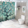 thumbnail image 7 of Orinice Flowers Tree Branches Bathroom Decor Set Colorful Luxurious Graphic Print Polyester Fabric Fashion Decor Sets with Hooks 69x72, 7 of 7
