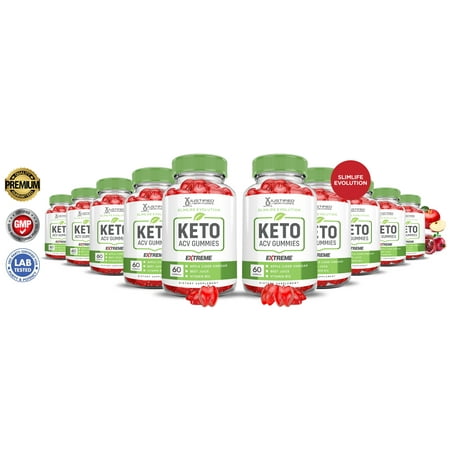 (10 Pack) Slimlife Evolution Keto Extreme ACV Gummies 2000mg Dietary Supplement 600 Gummys