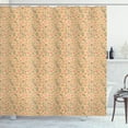 thumbnail image 1 of Ambesonne Fall Leaves Shower Curtain, Ornate Patterns Strokes, 69"Wx84"L, Peach Multicolor, 1 of 3