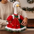 thumbnail image 6 of AZXY Christmas Porch Goose Outfit, 23‑Inch Goose Clothes for Cement Goose, Goose Clothing for Plastic Lawn Goose Statue, Christmas Outdoor Decor for Front Porch Yard Patio Lawn Garden, 6 of 7