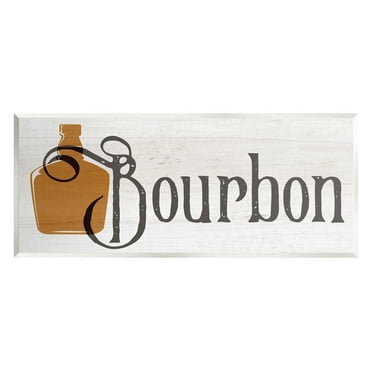 Stupell Industries Vintage Bourbon Jug Graphic Art Unframed Art Print Wall Art, Design by Daphne Polselli