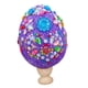 thumbnail image 4 of Huevo de Pascua con lentejuelas DIY, arte creativo de Pascua, regalo decorativo para fiestas de Pascua. Violeta, 4 of 9