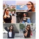 thumbnail image 5 of Gafas de sol FEISEDY estilo vintage de mujer, pequeñas, ojo de gato, cuadradas B2291, 5 of 7