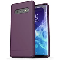 Encased Slim Galaxy S10 Plus Case Purple (2019 Slimshield Series) Ultra Thin Protective Armor Grip Phone Cover for Samsung Galaxy S10 
