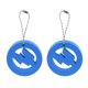 thumbnail image 1 of Paquete de 2 flotantes de agua para deportes acuáticos en la playa, barco de pesca, natación, surf, , acampar al aire libre, senderismo - Azul 5cm Sunnimix Llavero flotante redondo, 1 of 8