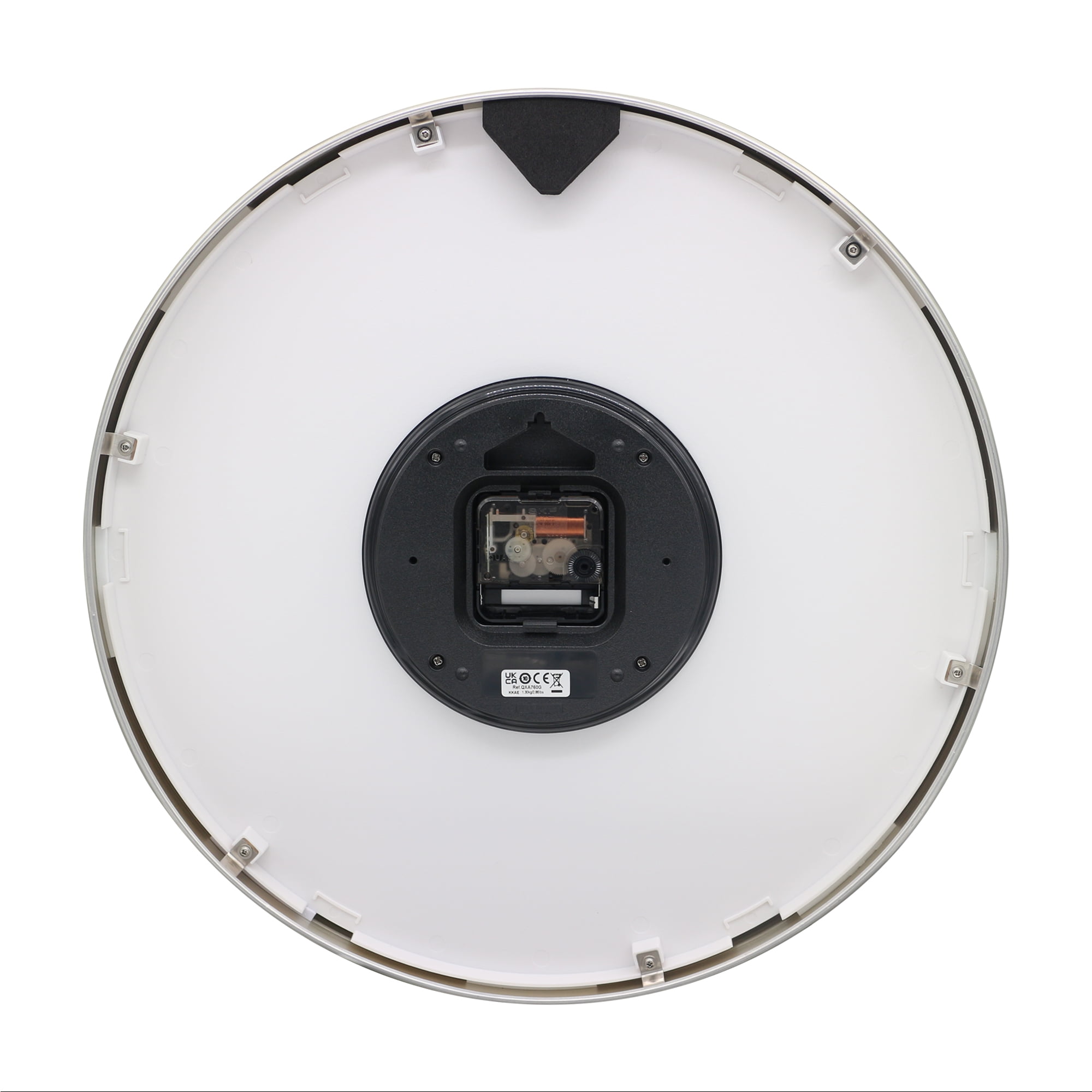 Seiko 16" Carrara Gold & White Glamorous Round Wall Clock, QXA760GLH