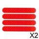 thumbnail image 1 of 2 Pegatinas Reflectantes De Repuesto Para Patinete Eléctrico Max G30, Color Rojo, 1 of 8
